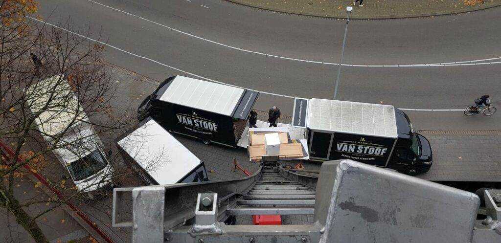 vrachtwagen de mannen van stoof